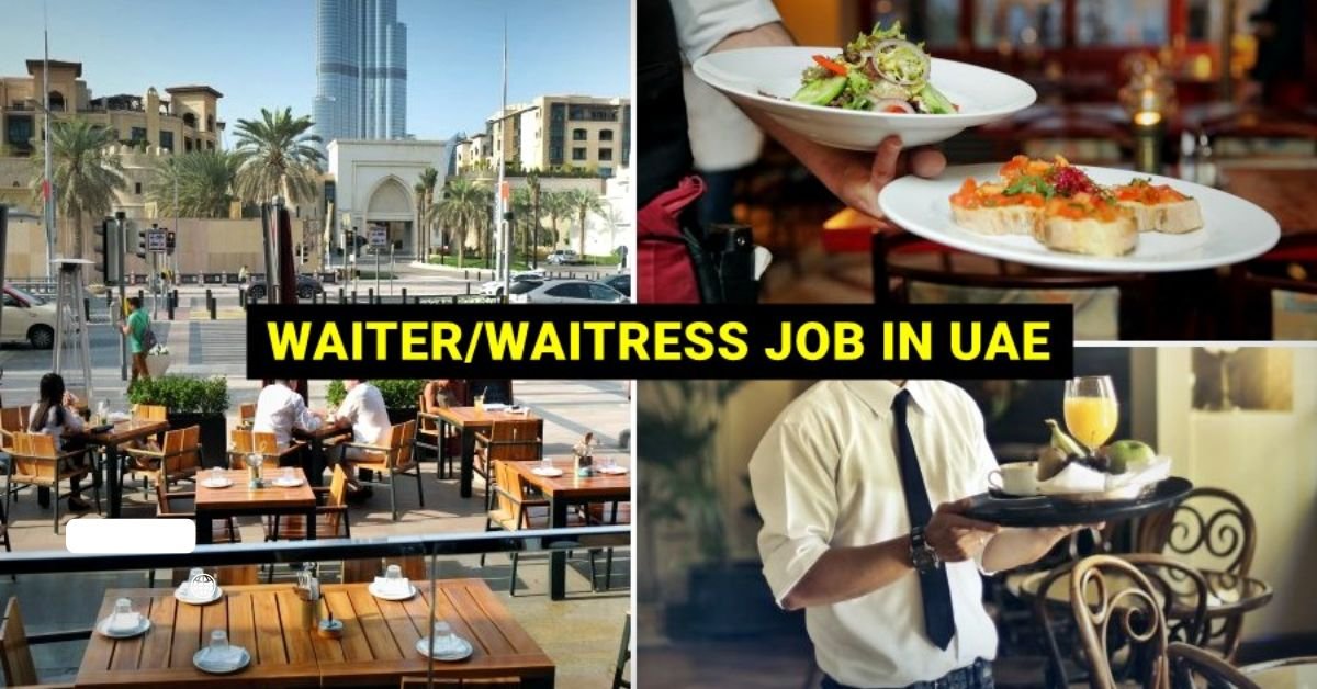 Waiter/ Waitress jobs in Dubai: Immediate Hiring